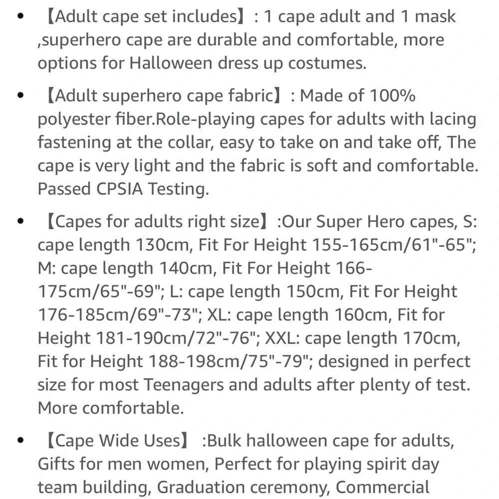 EUC Black Superhero cape with tie - Picture 8 of 8